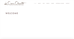 Desktop Screenshot of lacremechocolat.com